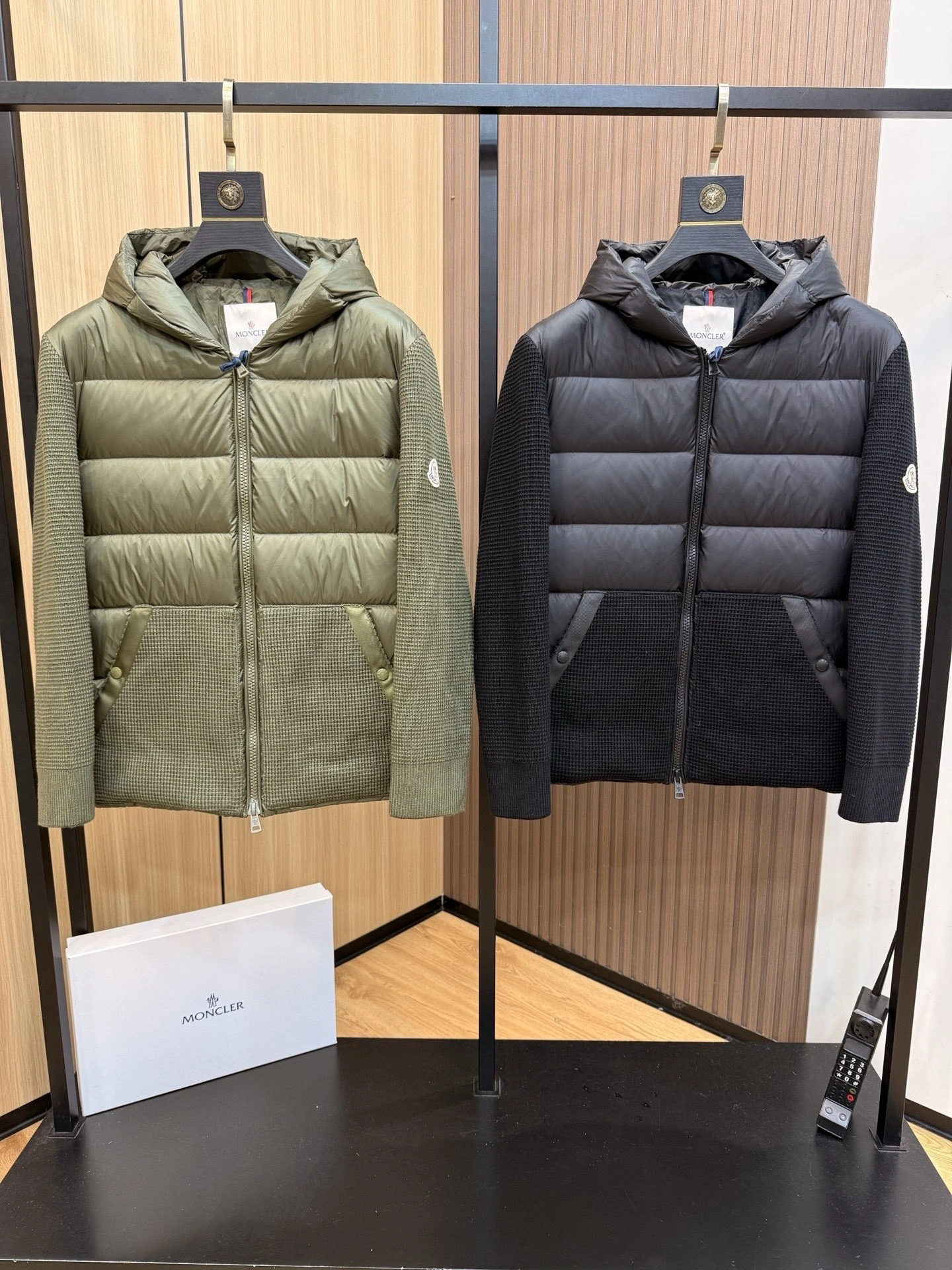 wg.luxury-- 7o9385r Down jacket white goose down 2colour item: E-F443J1636-2H